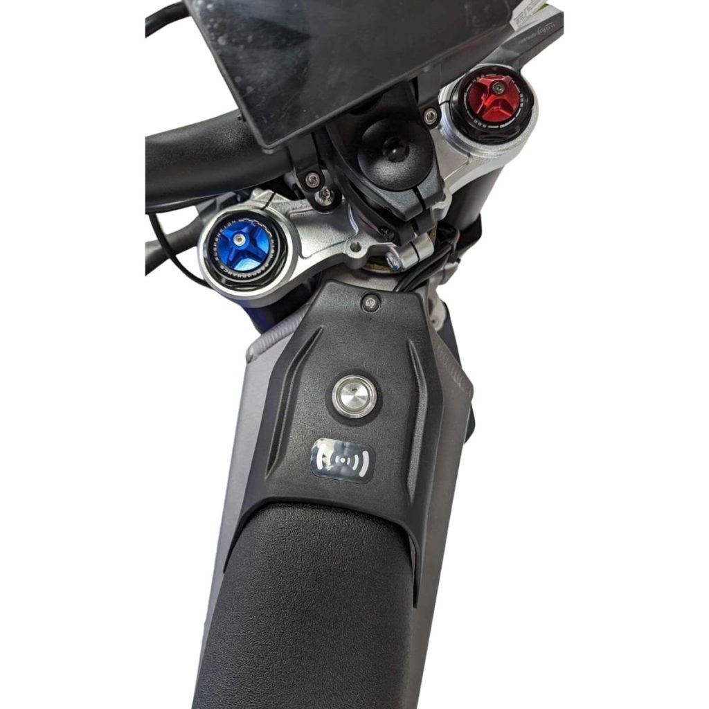 Lightweight electric trail bike side view