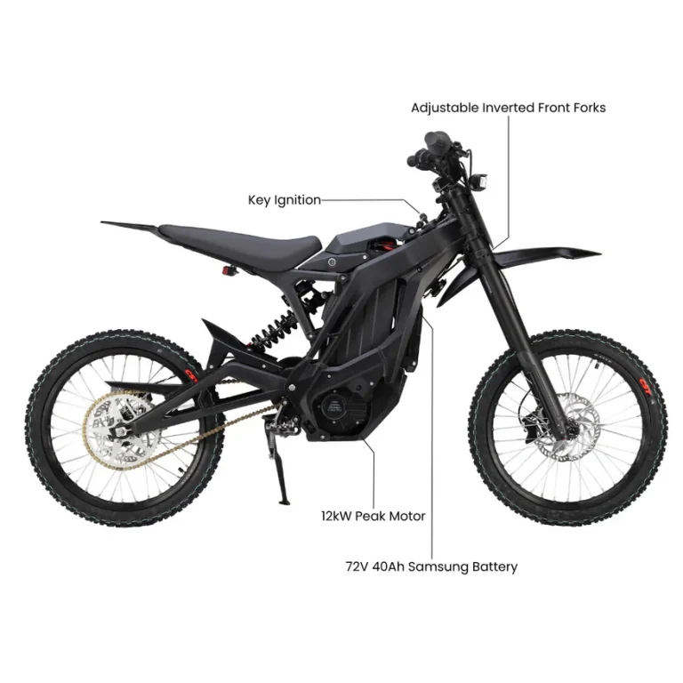 E Ride Pro SS 2.0 72V electric dirt bike