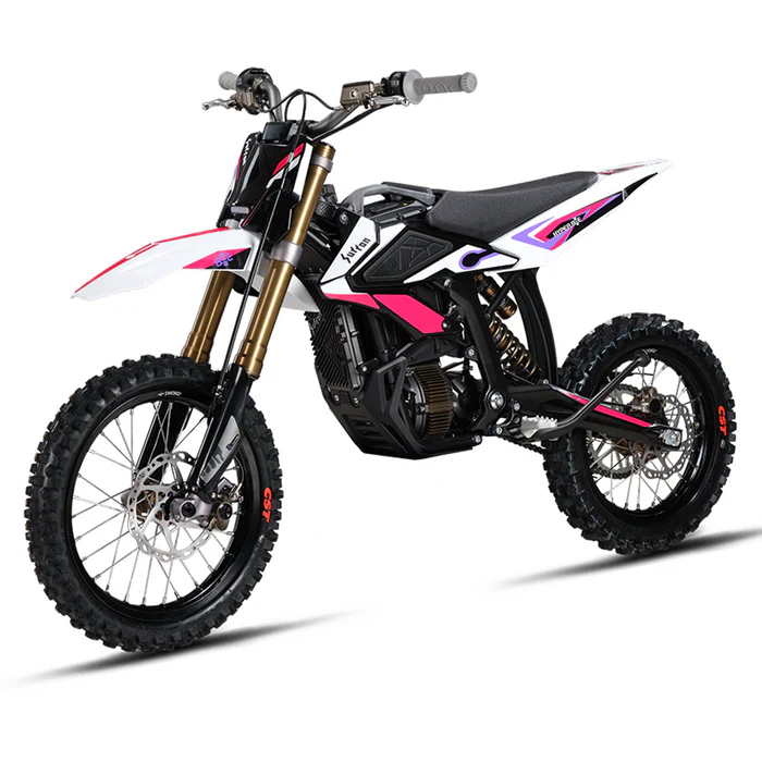 Surron Hyper Bee kids electric dirt bike in Pink